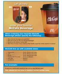 McDonald's Specialty Coffee Guide