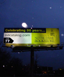 Notre Dame Billboard
